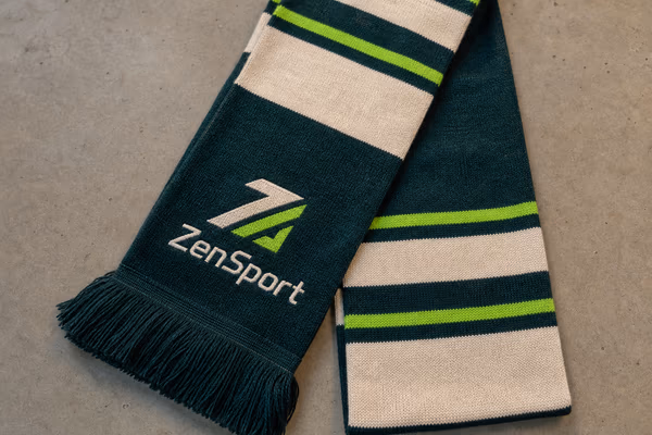 Striped away scarf